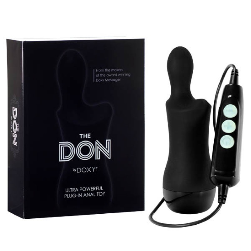 The Don by Doxy Anal Vibrator - Black